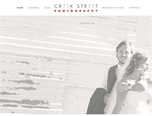 Tablet Screenshot of creekstreet.com.au
